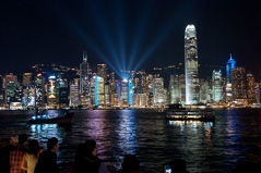 Hong Kong by night