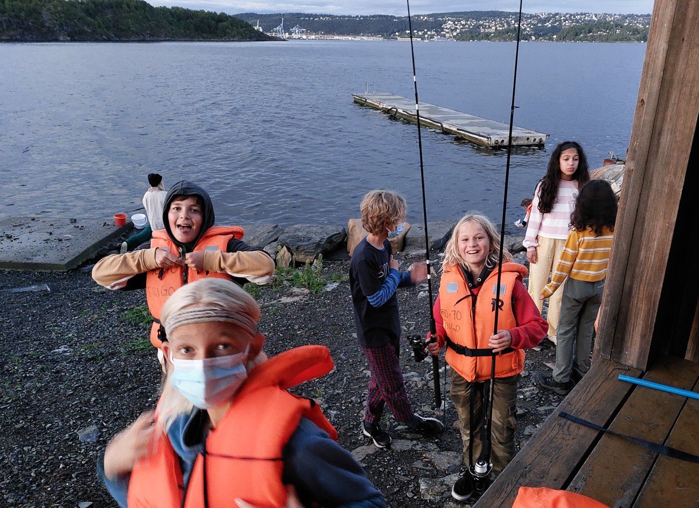 Klasse 6a på overnattingstur til Husbergøya i Oslofjorden