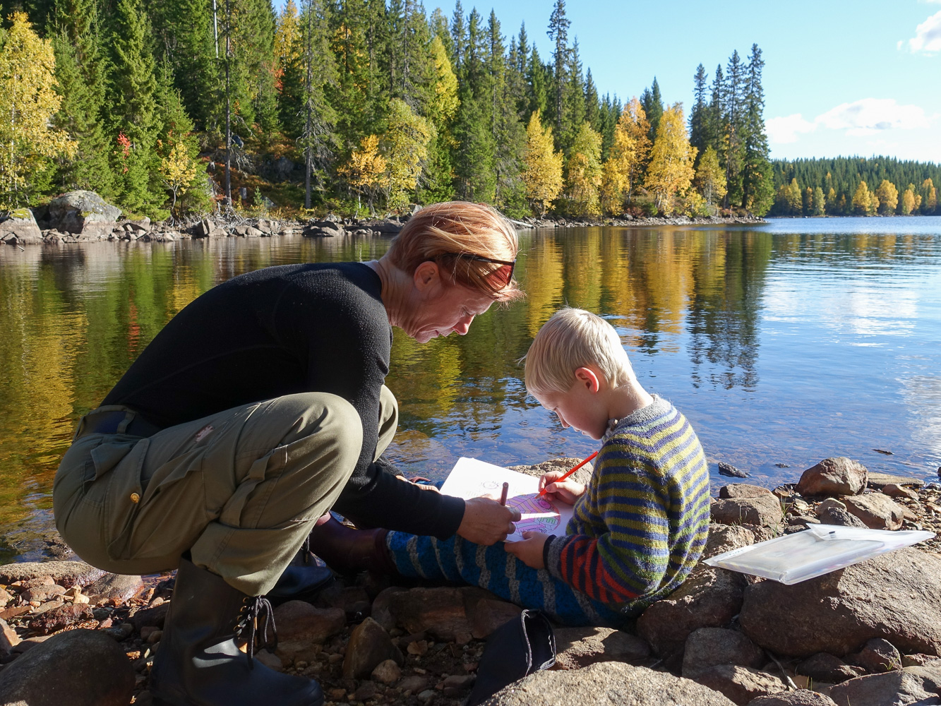 Nordmarka på langs i kano