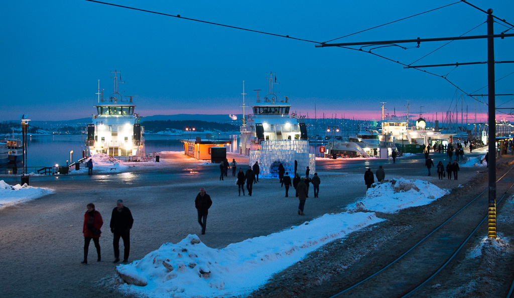 Rådhuskaia i februar