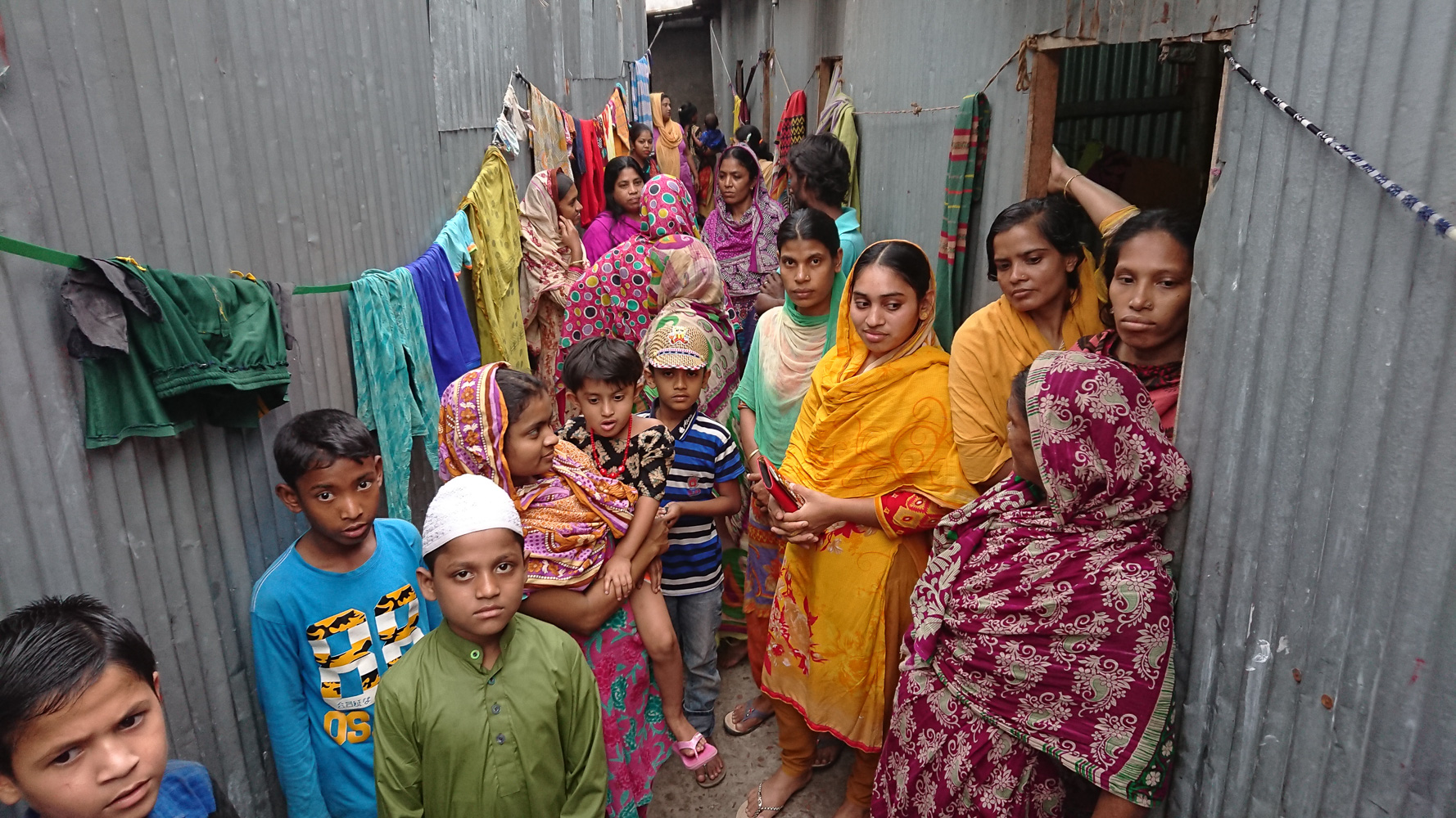 Workers dormitories in Dhaka