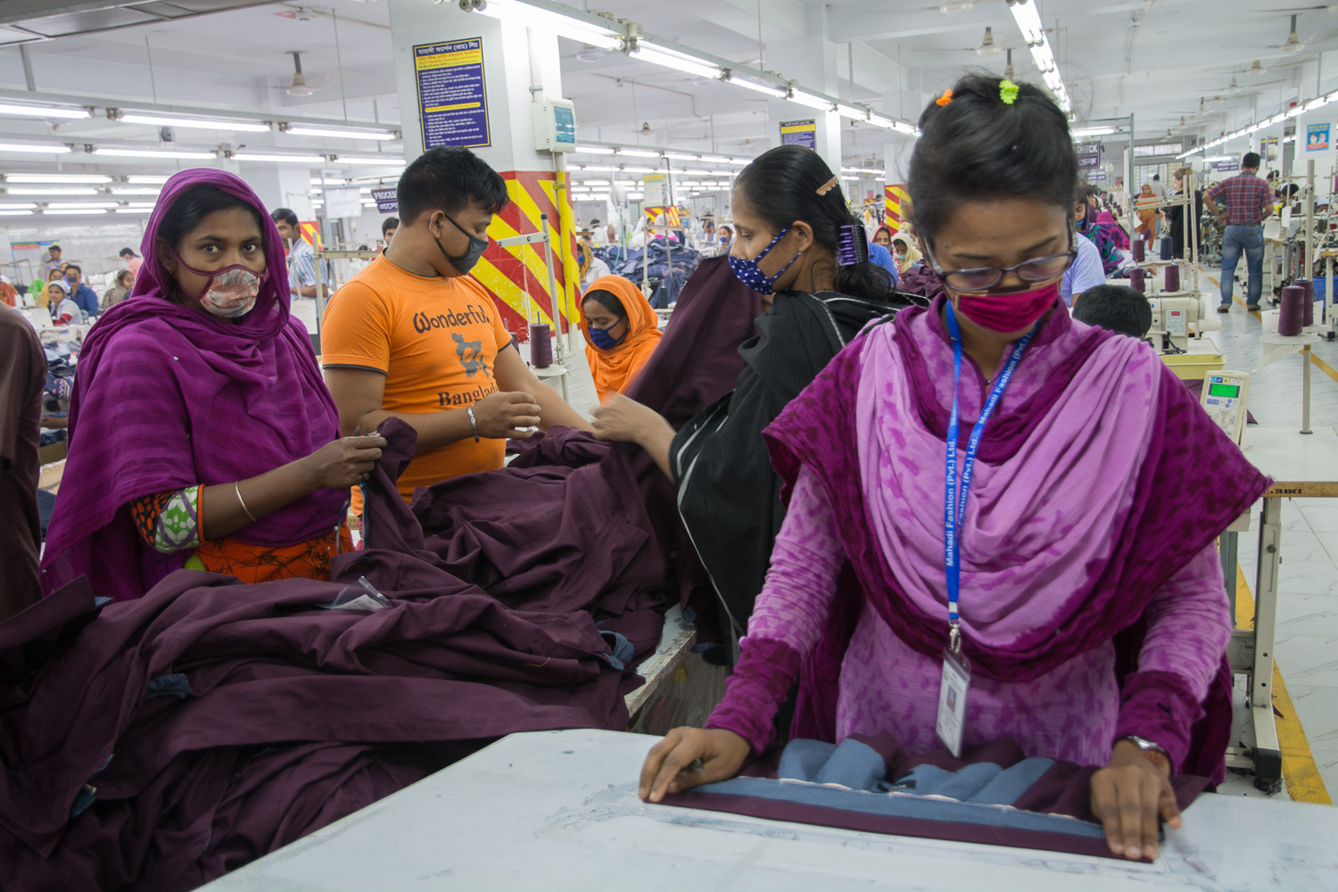 Garmet factory outside Dhaka