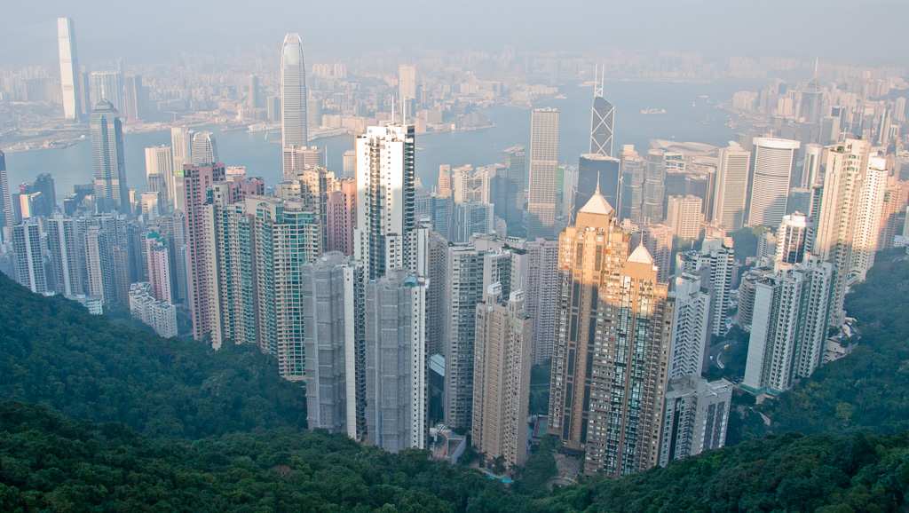 View of Hong Kong from Peak.