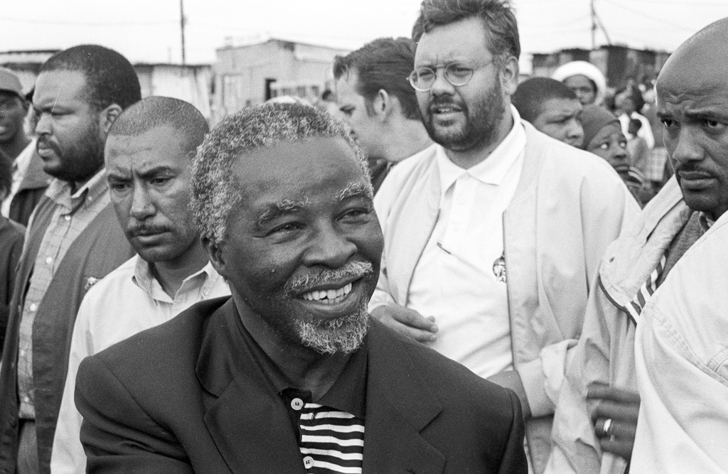 Thabo Mbeki in Khayelitsa township
