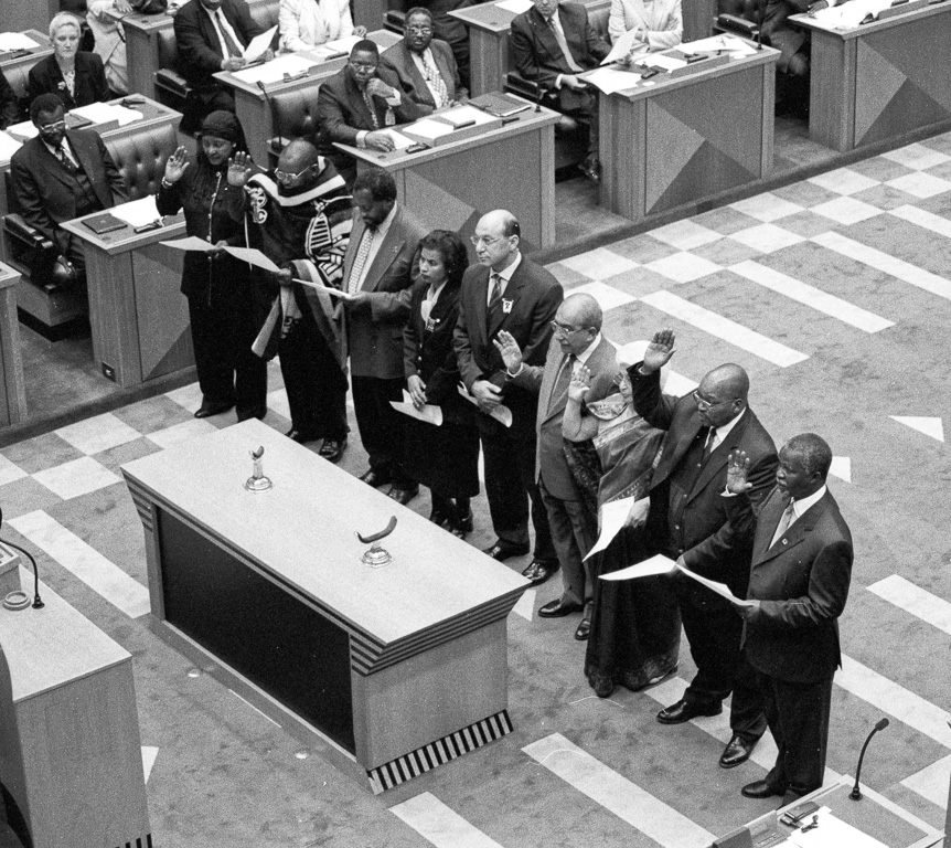 Leading ANC-members sworn in Parliament