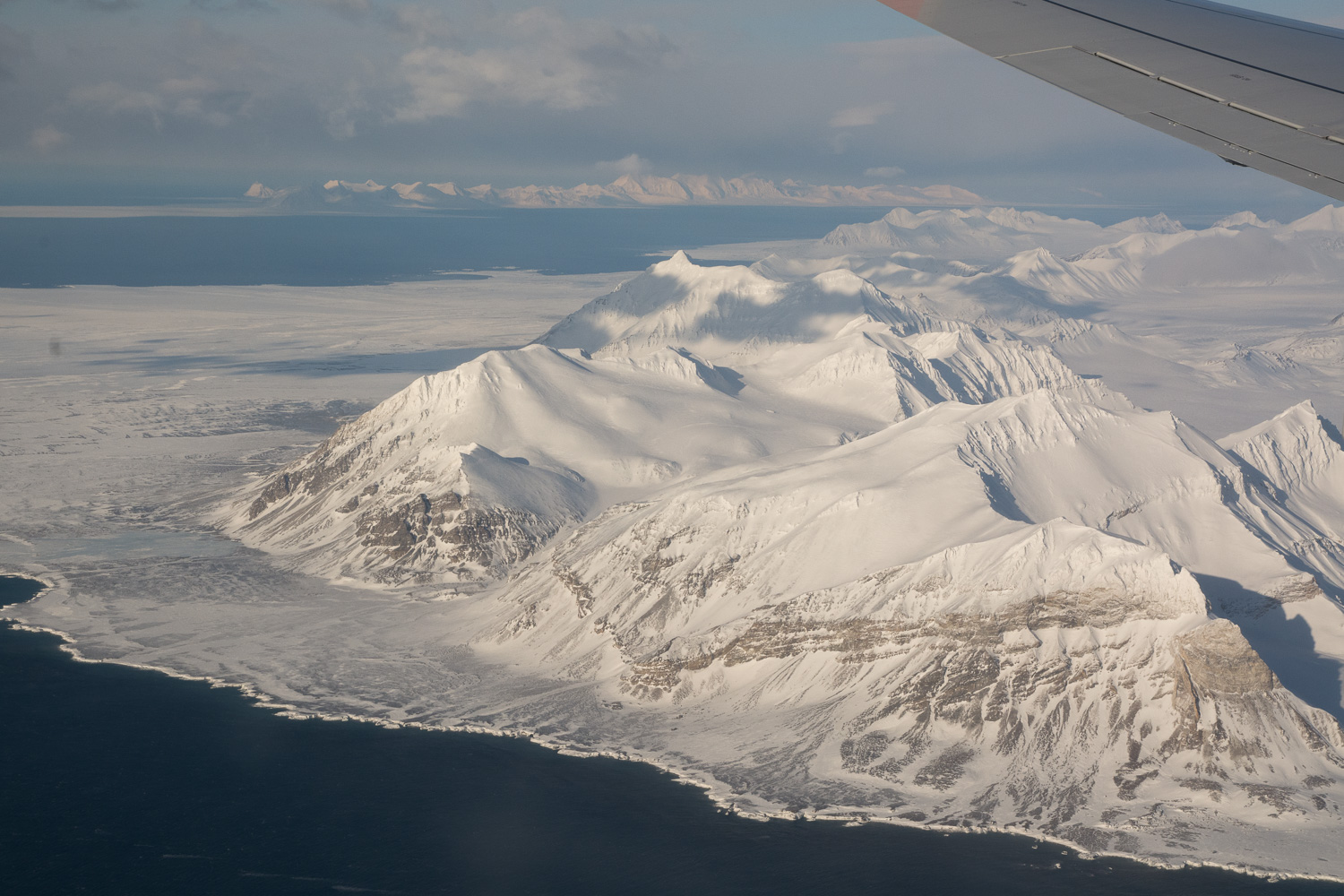 Innflyving over Isfjorden